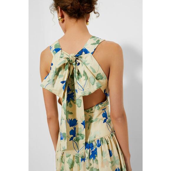 TUCKERNUCK Bellflower Blooms Ezra Dress Size L NWT Retail $298 Tuckernuck - Picture 5 of 7